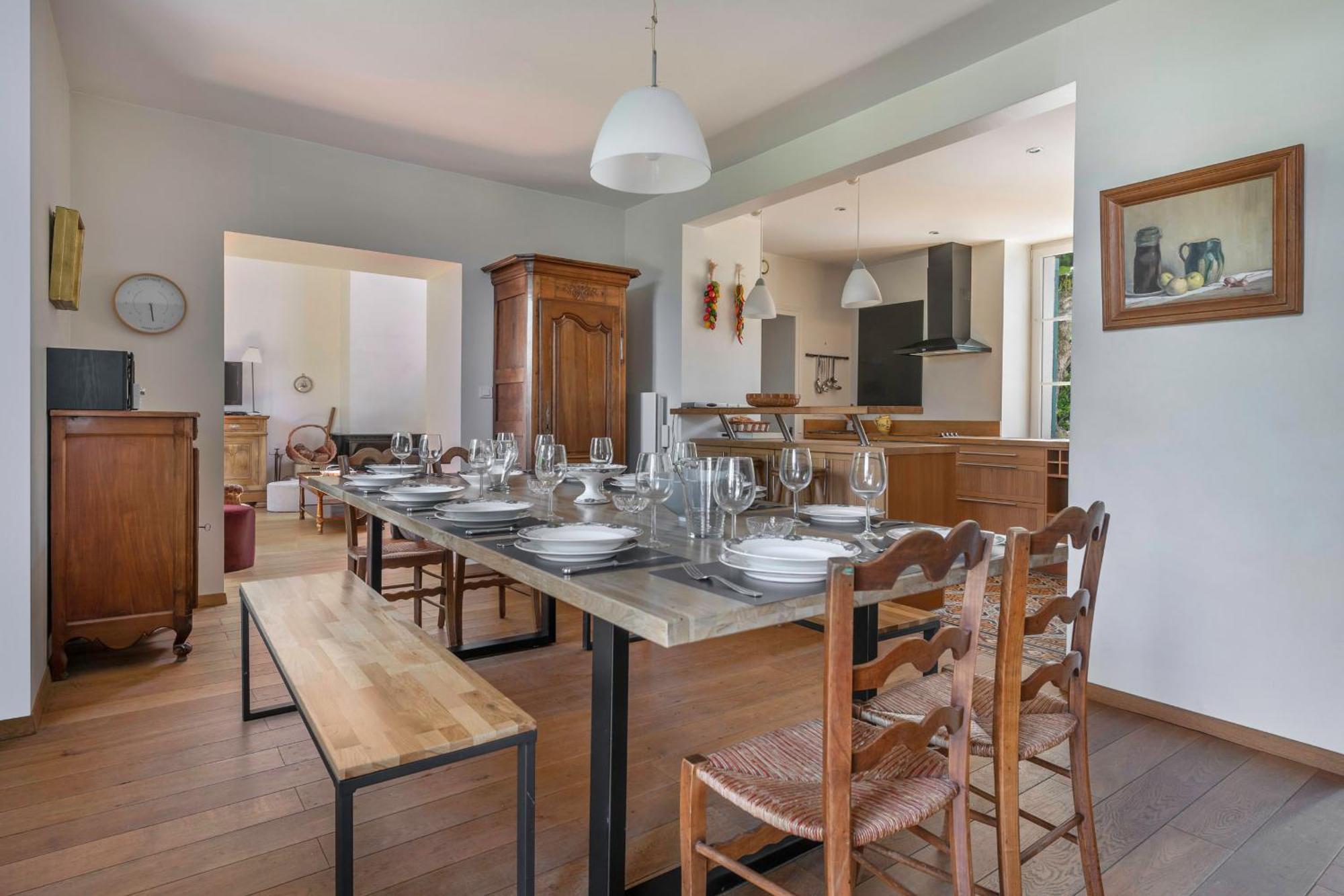 Demeure Familiale De Prefailles Pour 12 Personnes Villa Bagian luar foto