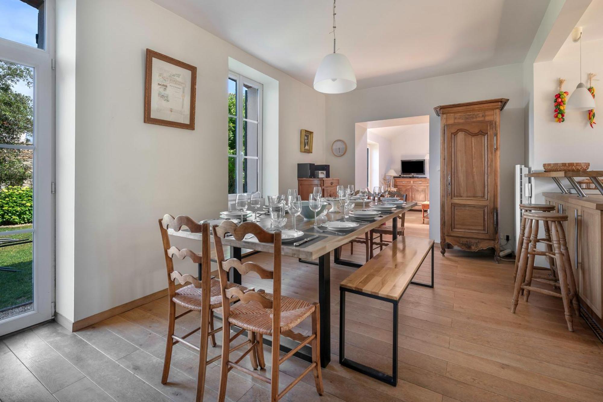 Demeure Familiale De Prefailles Pour 12 Personnes Villa Bagian luar foto